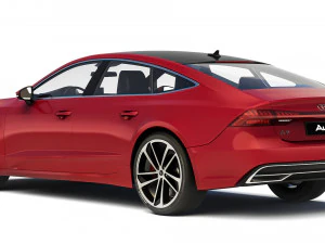 Audi A7 Sportback 2018 3D Model