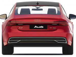 Audi A7 Sportback 2018 3D Model