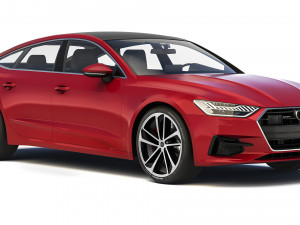 Audi A7 Sportback 2018 3Dモデル
