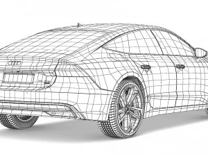 Audi A7 Sportback 2018 3D Model