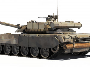 Tank T-80UD 2012 3D 모델
