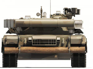 Tank T-80UD 2012 3D Model