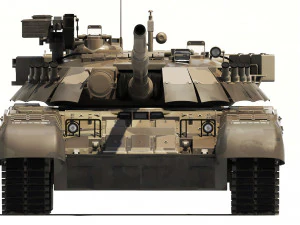 Tank T-80UD 2012 3D Model
