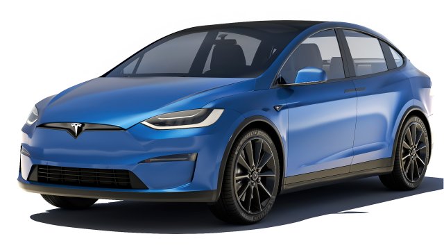 Tesla Model X 2021 Modelo 3D .c4d .max .obj .3ds .fbx .stl .blend 