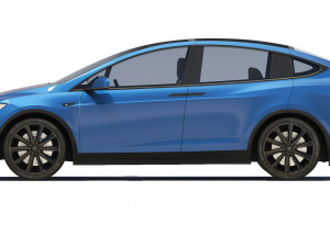 Tesla Model X 2021 Modelo 3D
