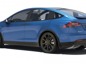 Tesla Model X 2021 Modelo 3D