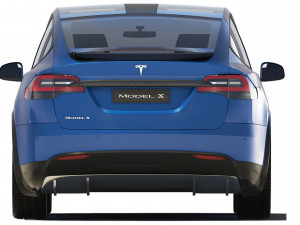 Tesla Model X 2021 Modelo 3D