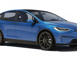 Tesla Model X 2021 Modelo 3D