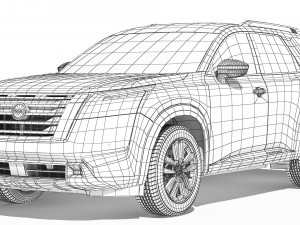 Nissan Pathfinder 2022 3D 모델