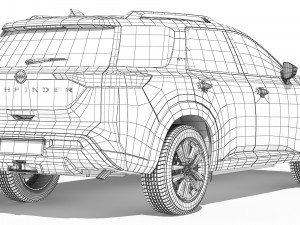 Nissan Pathfinder 2022 3D 모델