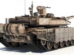 Tank T-90SM 2020 3D Model