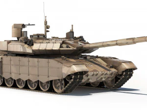 Tank T-90SM 2020 3D Model