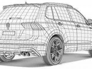 Volkswagen Tiguan R 2021 Modèle 3D
