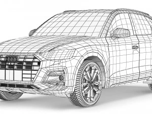 Audi Q5 Advanced 2022 3D Model