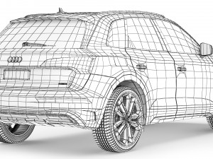 Audi Q5 Advanced 2022 Modèle 3D