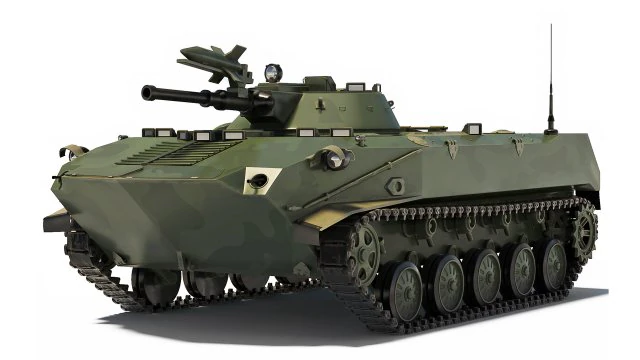 BMD-1 1970 3D Model .c4d .max .obj .3ds .fbx .stl .blend
