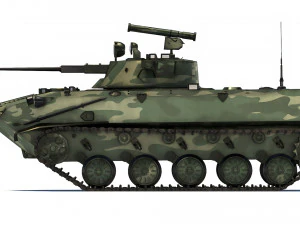 BMD-2 1985 3D Model