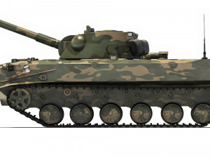 SPH 2S9 Nona 1979 Modelo 3D