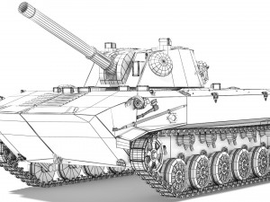 SPH 2S9 Nona 1979 Modelo 3D
