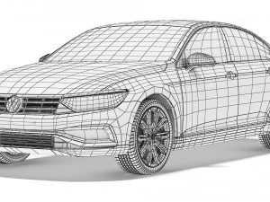 Volkswagen Passat B8 FL2020 Modello 3D