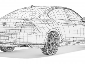 Volkswagen Passat B8 FL 2020 Modelo 3D