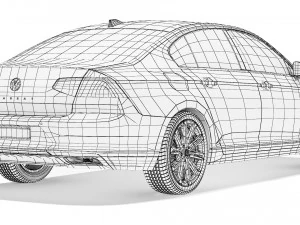 Volkswagen Passat B8 FL2020 Modello 3D