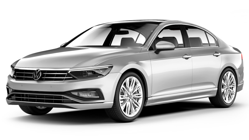 Volkswagen Passat B8 FL 2020 Modelo 3D .c4d .max .obj .3ds .fbx .stl .blend