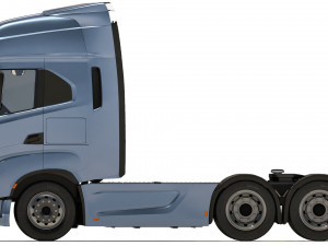 Iveco S-Way 570 6x2 2022 3D Model