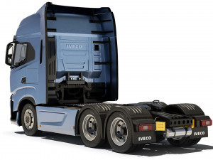 Iveco S-Way 570 6x2 2022 3D Model