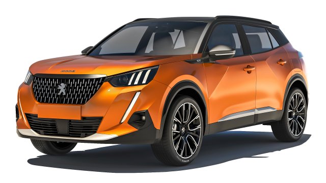 Peugeot 2008 GT 2020 3D 模型 .c4d .max .obj .3ds .fbx .stl .blend 