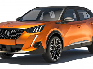 Peugeot 2008 GT 2020 3D Model