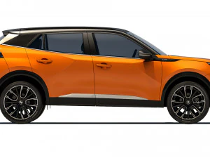 Peugeot 2008 GT 2020 3D Model