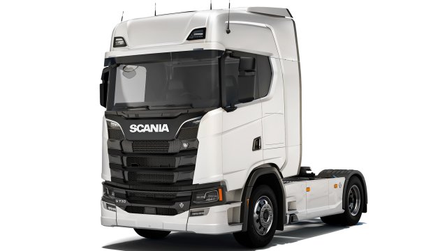 Scania S730 42 2017 Model 3D .c4d .max .obj .3ds .fbx .stl .blend 