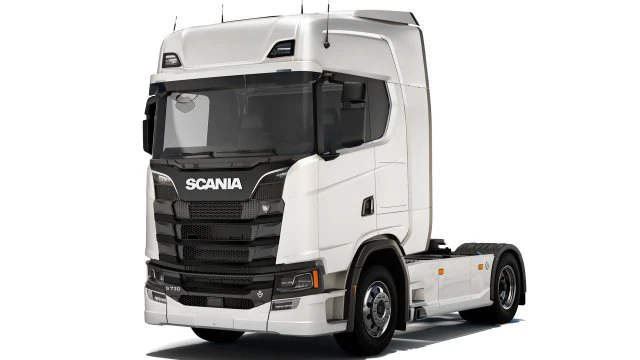 Scania S730 42 2017 3D Model .c4d .max .obj .3ds .fbx .stl .blend 