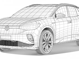 Volkswagen ID4 1st Edition 2021 3D Model