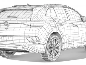 Volkswagen ID4 1st Edition 2021 3D Model