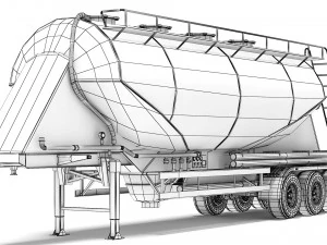 Feldbinder EUT 40 silo 2017 3D Model