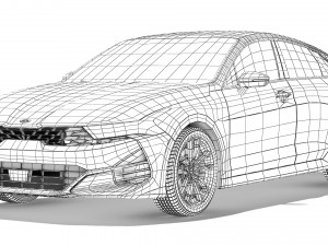 KIA K5 GT-Line 2021 3D-Modell