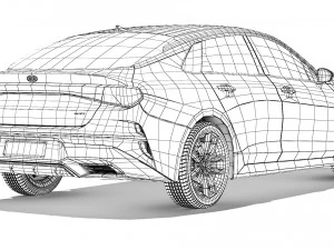 KIA K5 GT-Line 2021 3D Model