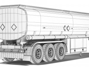 Schwarzmuller TSL-3E cistern 2010 Modello 3D