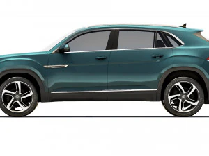 Volkswagen Atlas Cross Sport 2021 3D Model