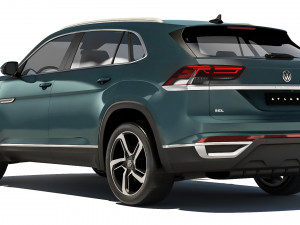 Volkswagen Atlas Cross Sport 2021 3D Модель