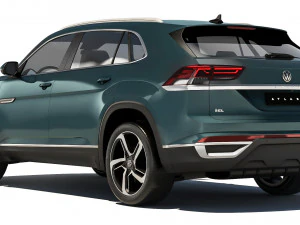 Volkswagen Atlas Cross Sport 2021 3D Model