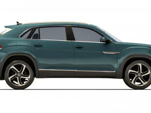 Volkswagen Atlas Cross Sport 2021 3D Model