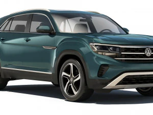 Volkswagen Atlas Cross Sport 2021 3D Model