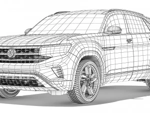 Volkswagen Atlas Cross Sport 2021 3D Model