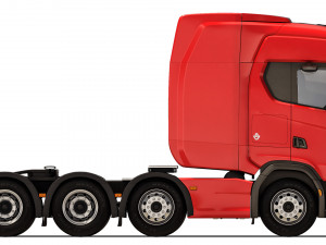 Scania R730 8X4 2020 3D Model