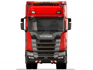 Scania R730 8X4 2020 3D Model