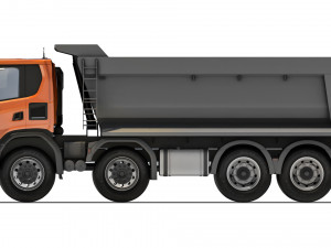 Scania G500 XT 8x4 tipper 2022 Modelo 3D