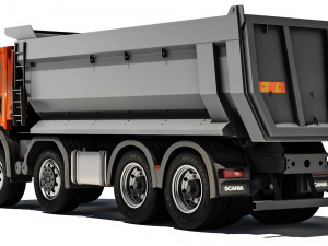 Scania G500 XT 8x4 tipper 2022 Modelo 3D